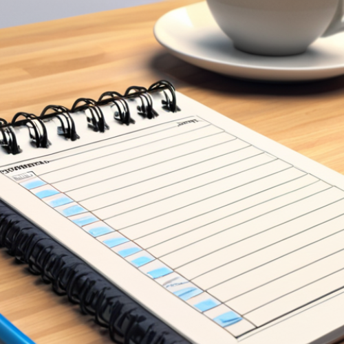 Home 4 A to-do list for the day with urgent tasks at the top, in a brightly lit workspace.