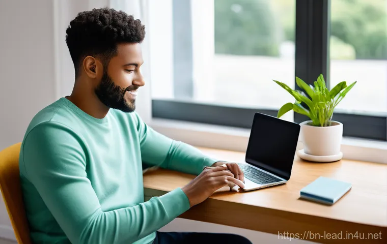 업무 성과 향상 코칭 - **Prompt 1: Individual Growth Through Coaching**
    A diverse professional, approximately 30-40 yea...