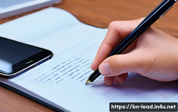 업무 일지와 업무 개선 - **Concept: The act of writing a work log.** Directly relates to the core idea of the Bengali text: "...